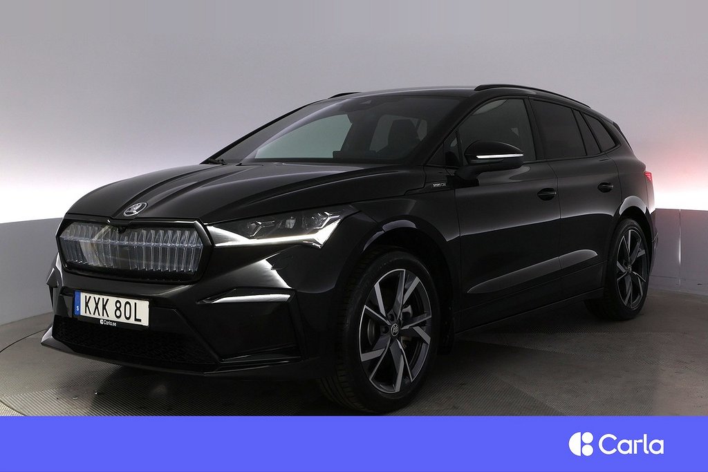 Skoda Enyaq 85x SportLine Drag Elstol HUD Canton BLIS
