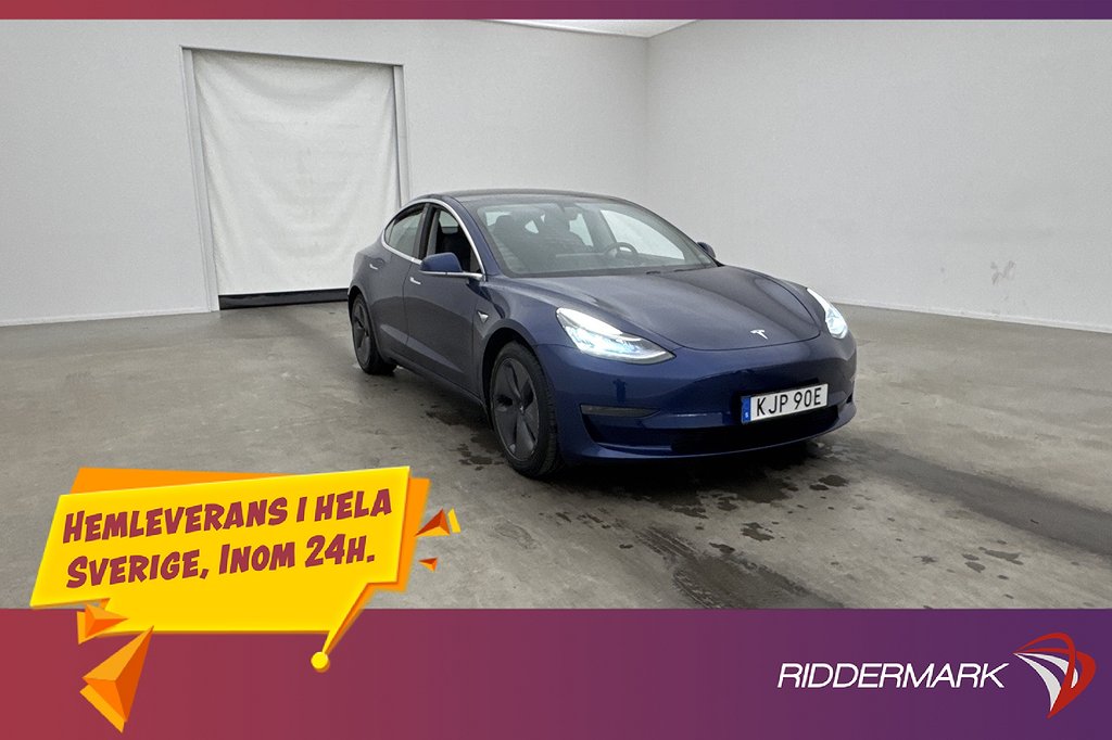 Tesla Model 3 Long Range AWD Svensksåld Autopilot Dragkrok