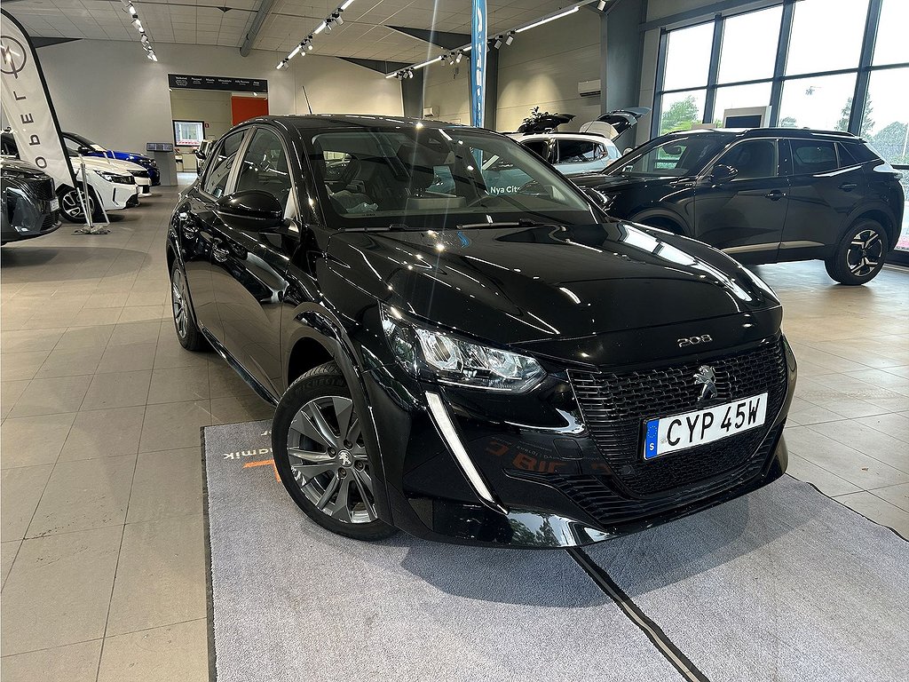 Peugeot E-208 Active 50kWh 136hk Aut – CARPLAY, BACKSENSORER