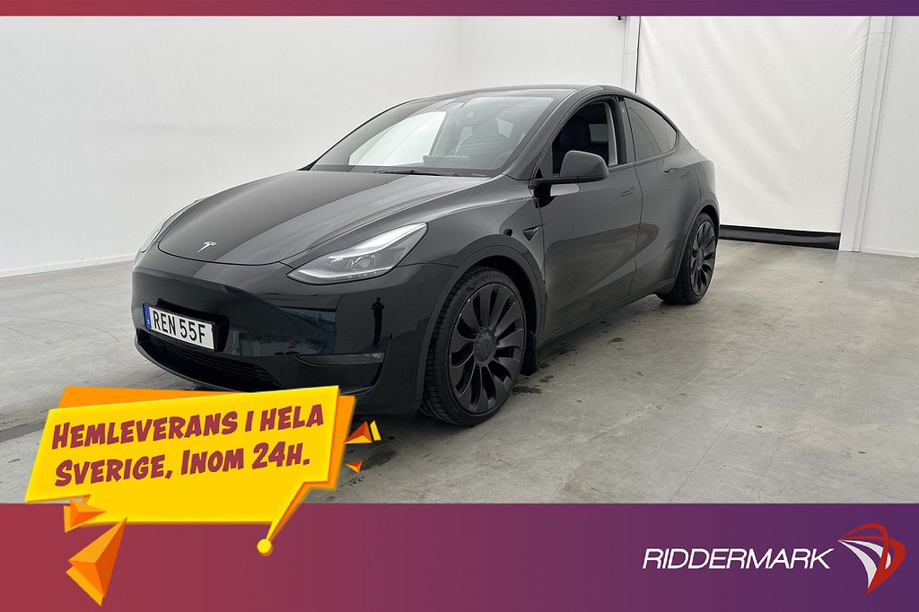 Tesla Model Y Performance AWD Svensksåld Uppgraderad AP MOMS