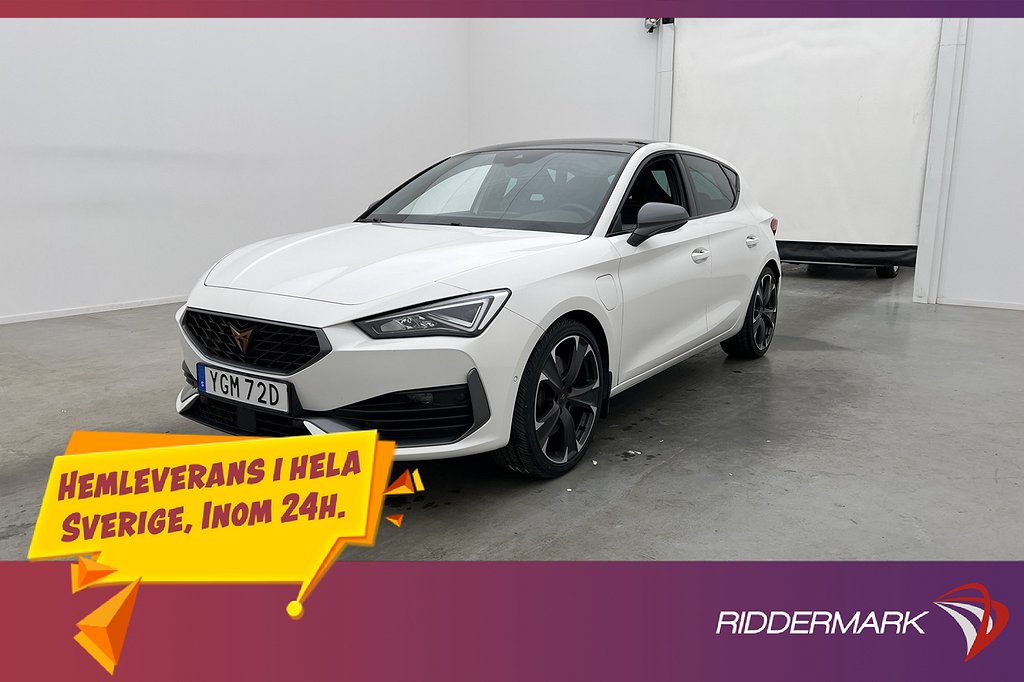 Cupra Leon e-Hybrid 245hk Panorama Cockpit Kamera CarPlay