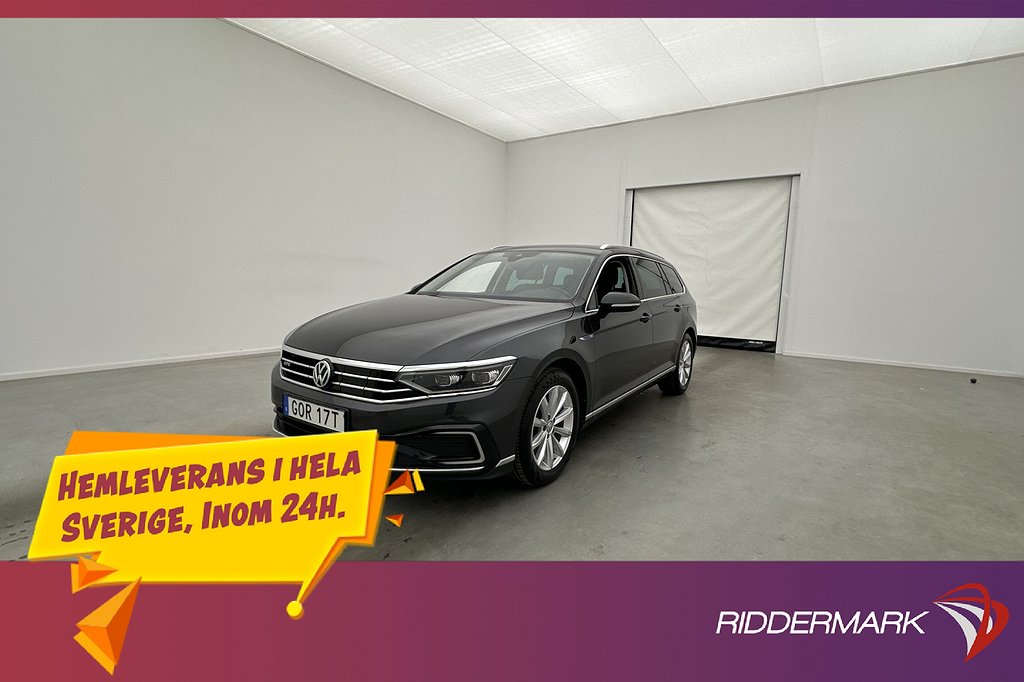 Volkswagen Passat GTE 218hk Cockpit Värmare Kamera Drag MOMS