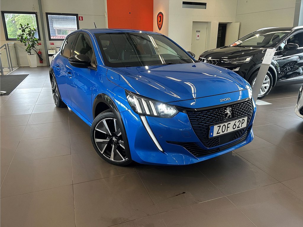 Peugeot E-208 GT 50 kWh 136hk – ADAPTIV FARTHÅLLARE