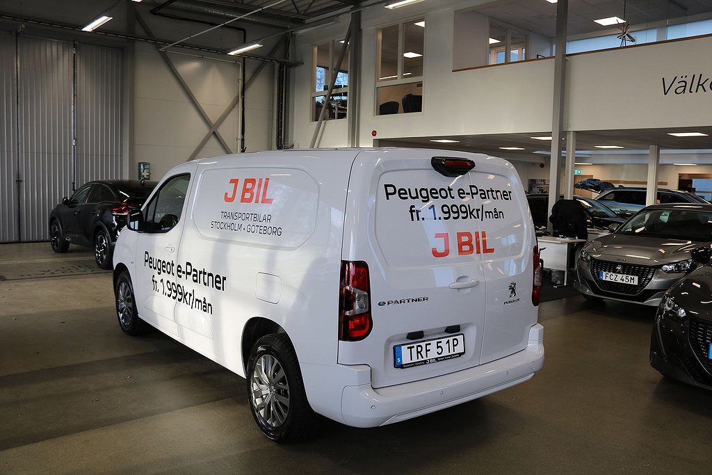 Peugeot e-Partner PRO+ Electric 50kWh L2 – DEMO