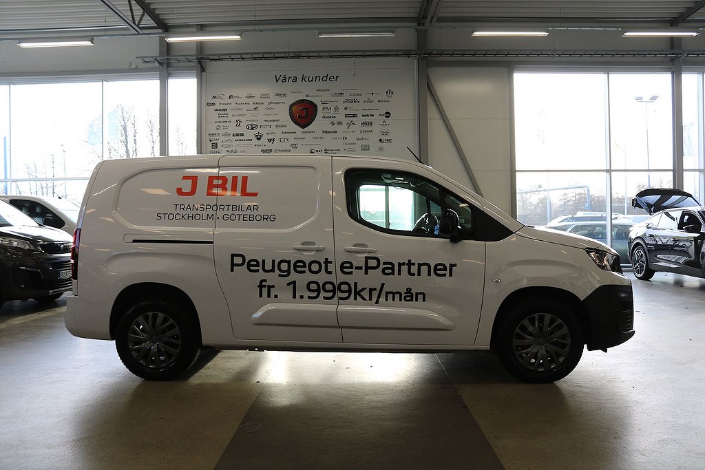 Peugeot e-Partner PRO+ Electric 50kWh L2 – DEMO