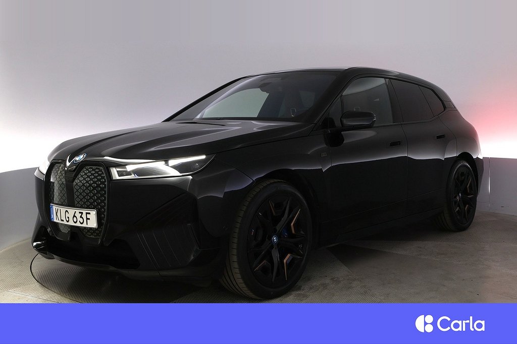 BMW iX M60 Drag Pano HUD DAP Bowers Integral Styrning