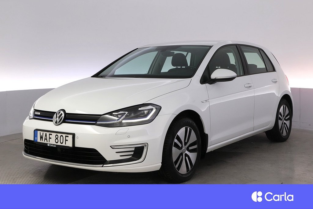Volkswagen E-Golf Pluspaket Active Info Värmepump AdapFarth