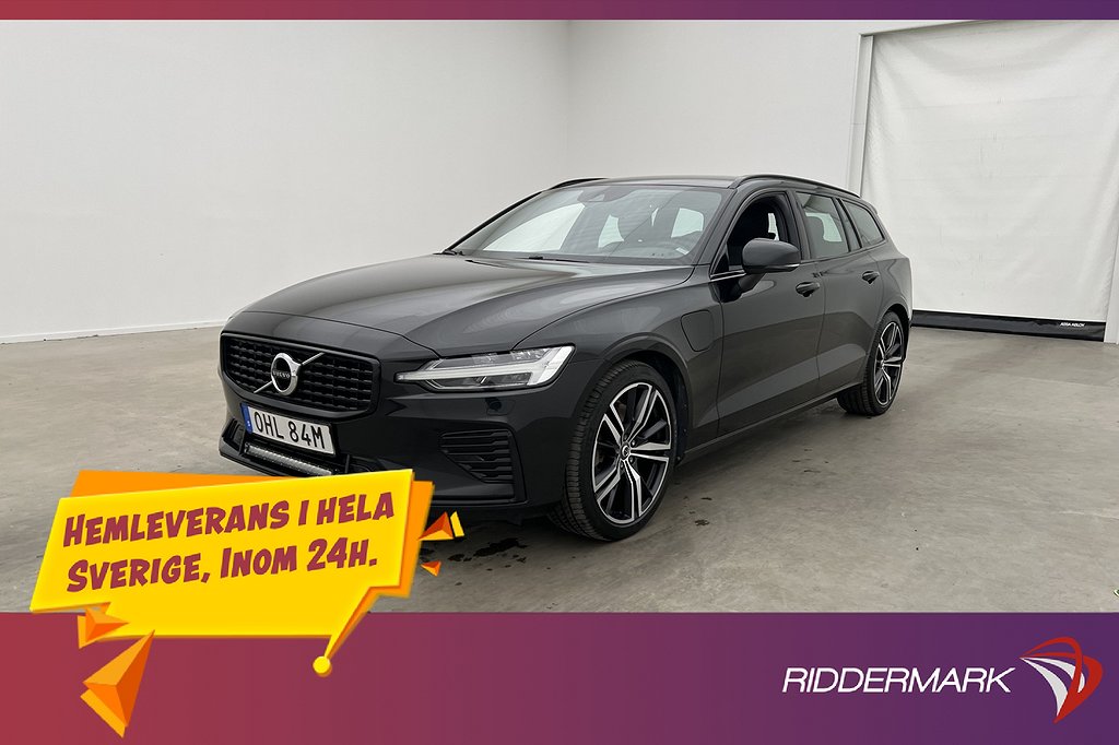 Volvo V60 Recharge T6 Long R-Design Dragkrok Värmare Kamera