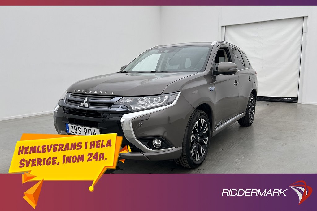 Mitsubishi Outlander PHEV 4WD Business 360° Dragkrok Skinn
