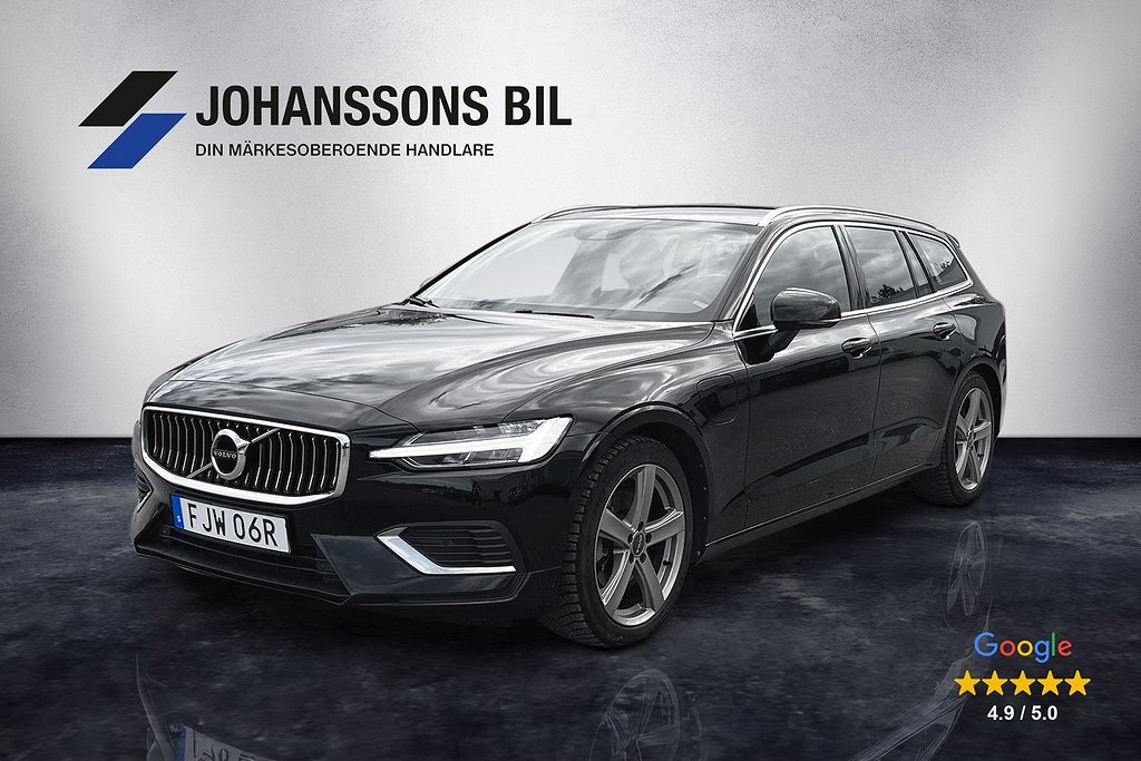 Volvo V60 T6 RECHARGE AWD 14,7kWh 350HK B-KAM VÄRM