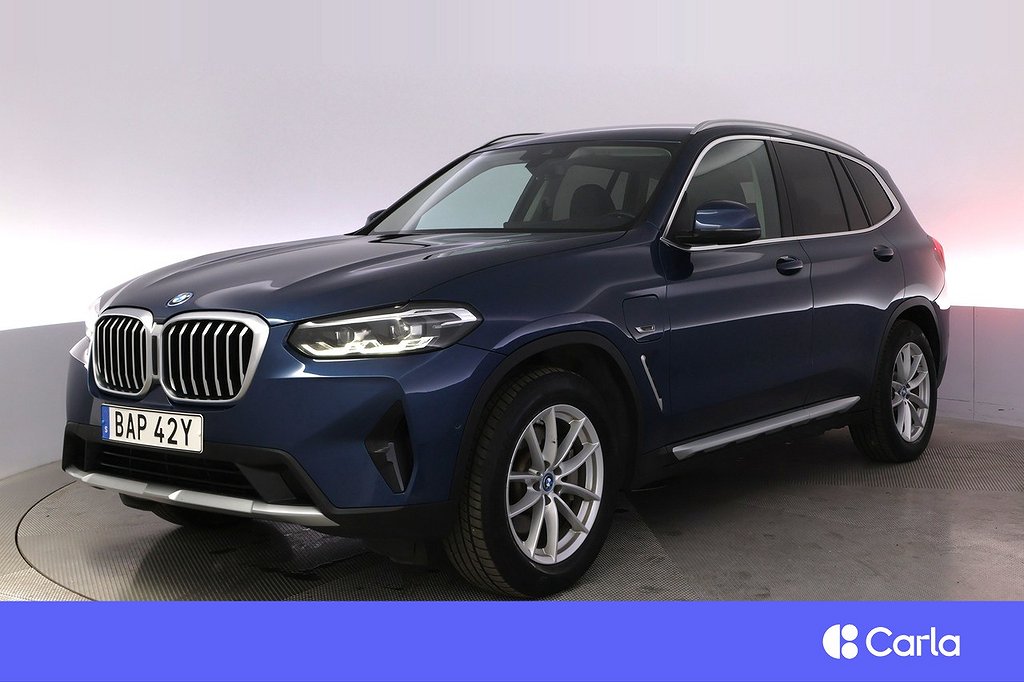 BMW X3 xDrive30e Kamera Navi Värmare LED Sportstol Drag