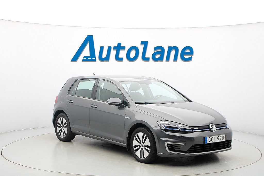 Volkswagen E-Golf  e-Golf, Cockpit, GPS, Carplay, 136hk