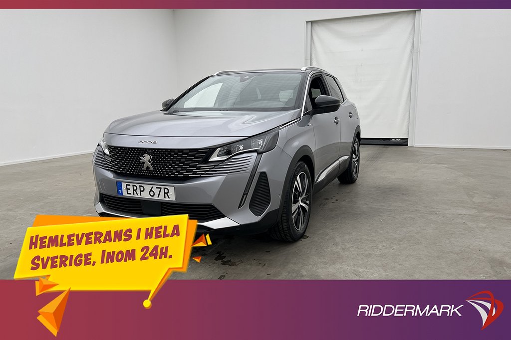 Peugeot 3008 HYBRID4 300hk GT Kamera Skinn CarPlay Navi