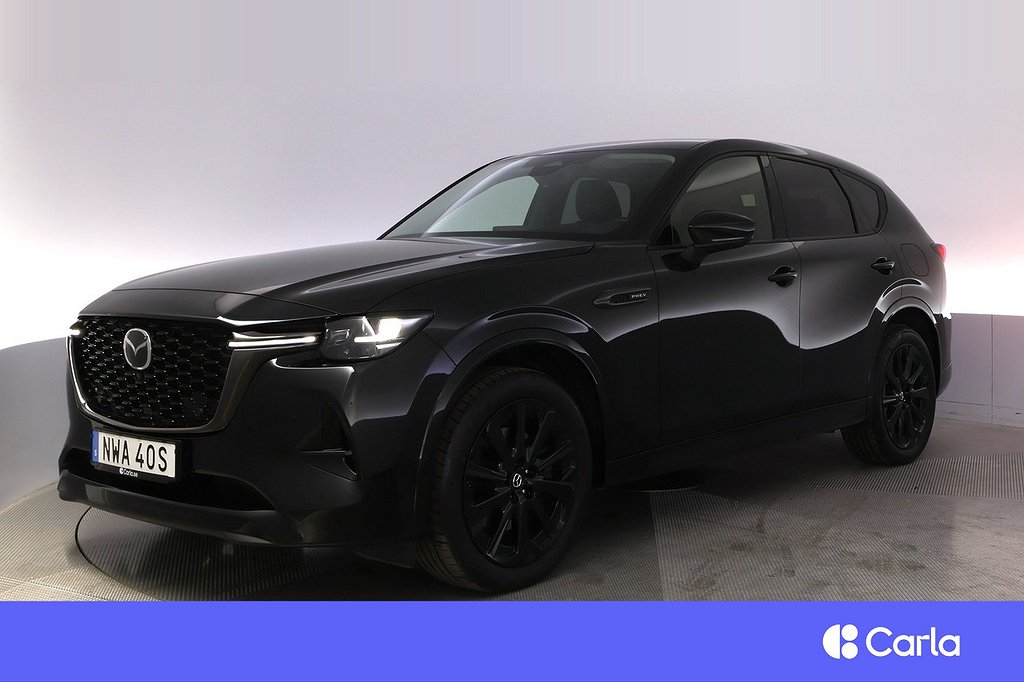 Mazda CX-60 PHEV Homura Läder Pano 360 Bose HUD Elstol