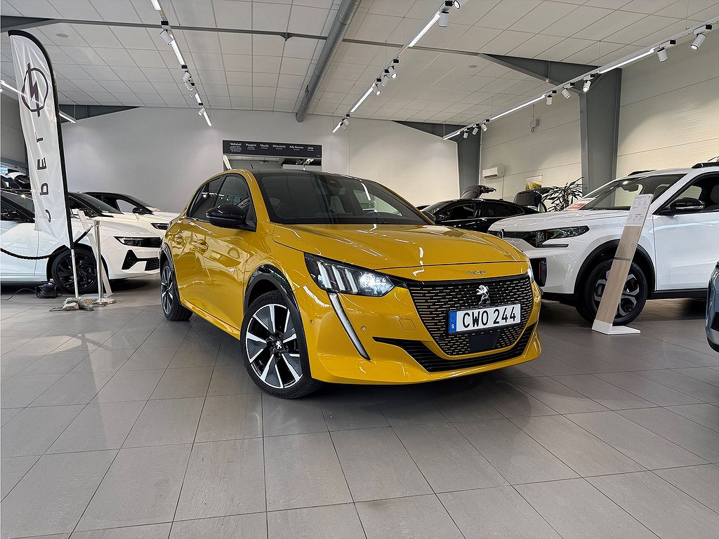 Peugeot E-208 GT Pack 50kWh 136hk Aut – B-KAMERA, M-VÄRMARE