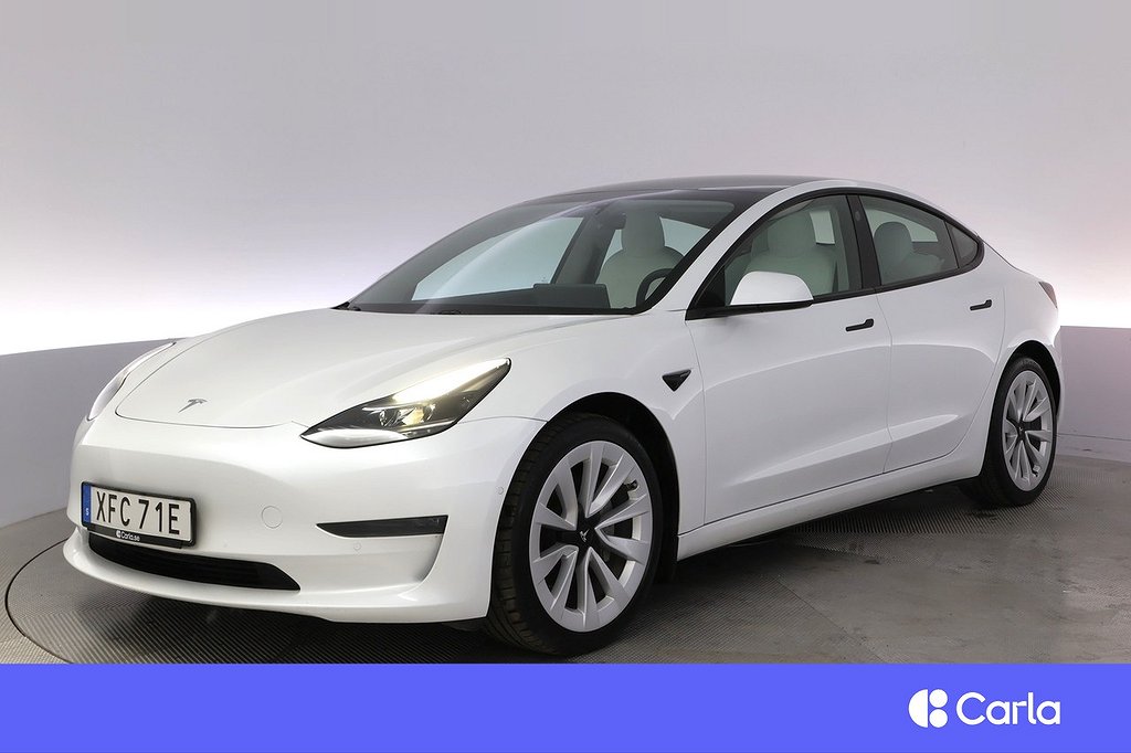 Tesla Model 3 Long Range AWD Refresh AP 19″ Pano V-Hjul