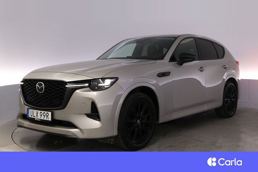 Mazda CX-60 PHEV Homura Läder Pano 360 Bose HUD Elstol Drag