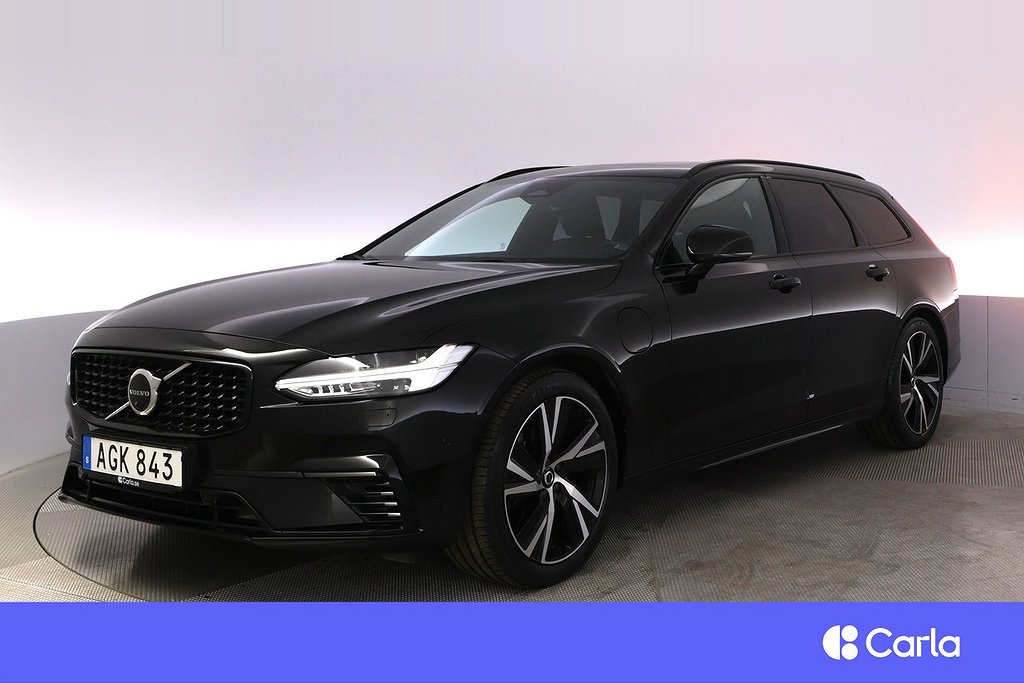 Volvo V90 Recharge T8 II AWD R-design Pano 360 HK HUD Elstol