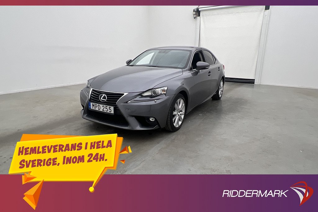 Lexus IS 300h 2.5 CVT Executive Navi Sensorer Halvskinn