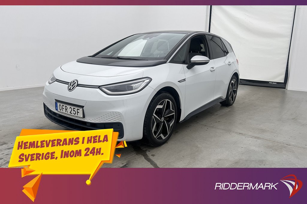 Volkswagen ID.3 Pro Performance 1st Edt Värmare Kamera Navi
