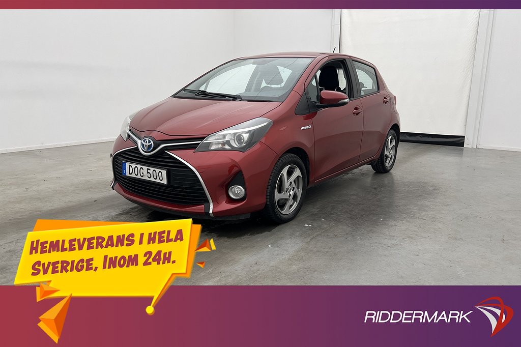 Toyota Yaris Hybrid e-CVT 101hk Active M/K-värmare Kamera
