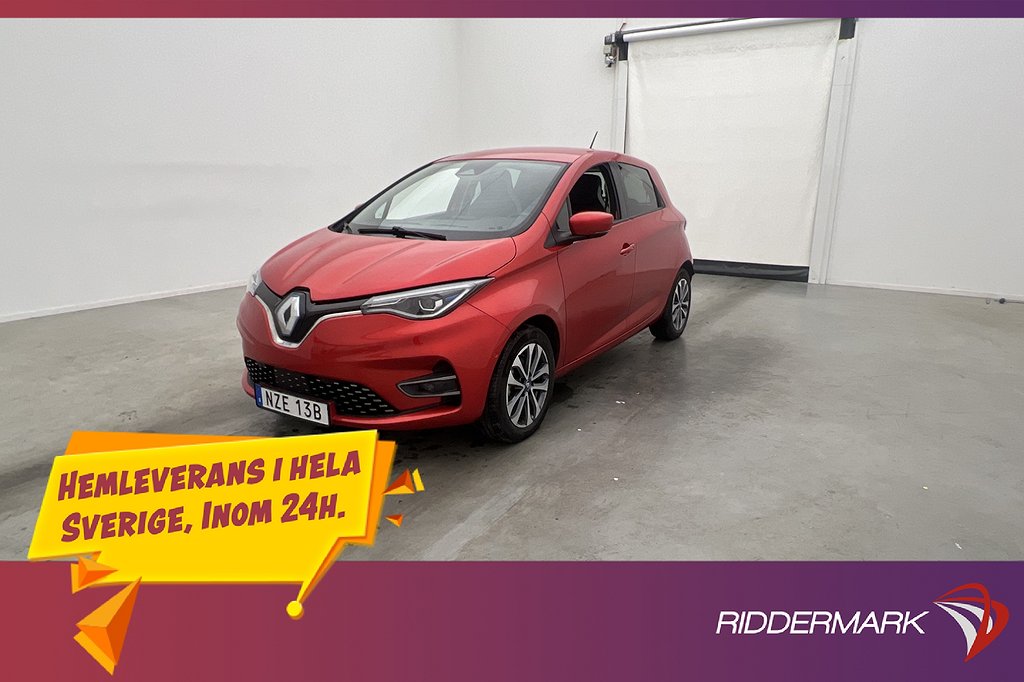 Renault Zoe R135 52 kWh Intens Batterihyra Kamera Navi