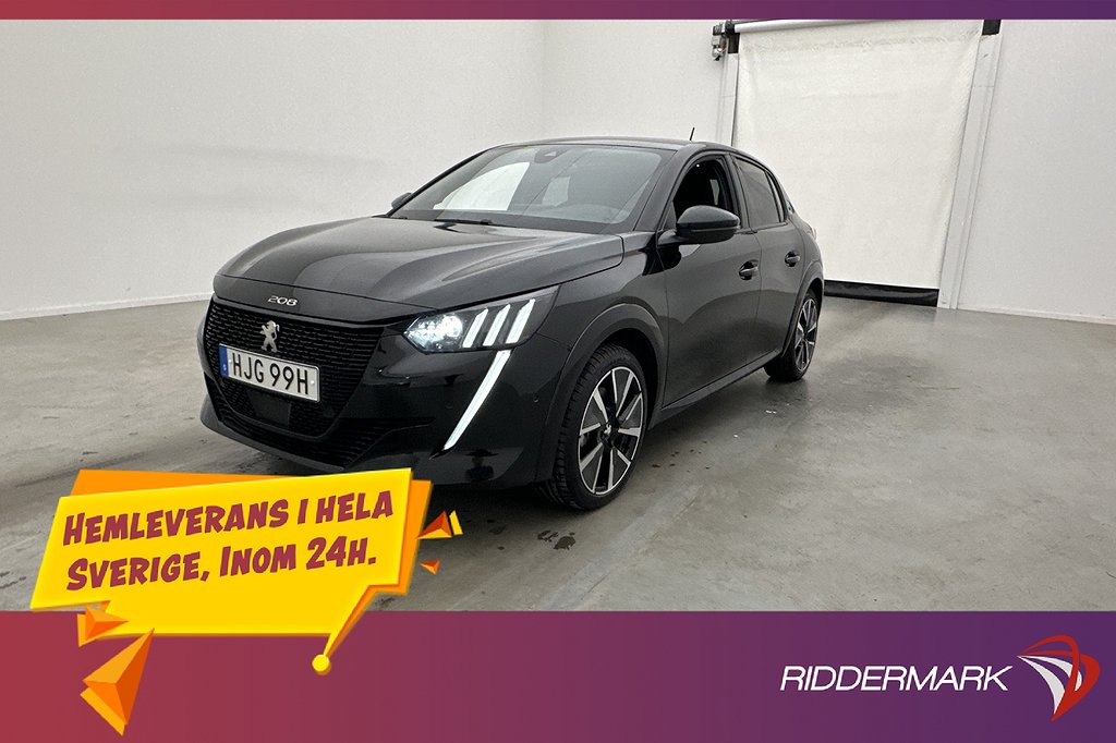 Peugeot E-208 136hk GT Kamera CarPlay MOMS