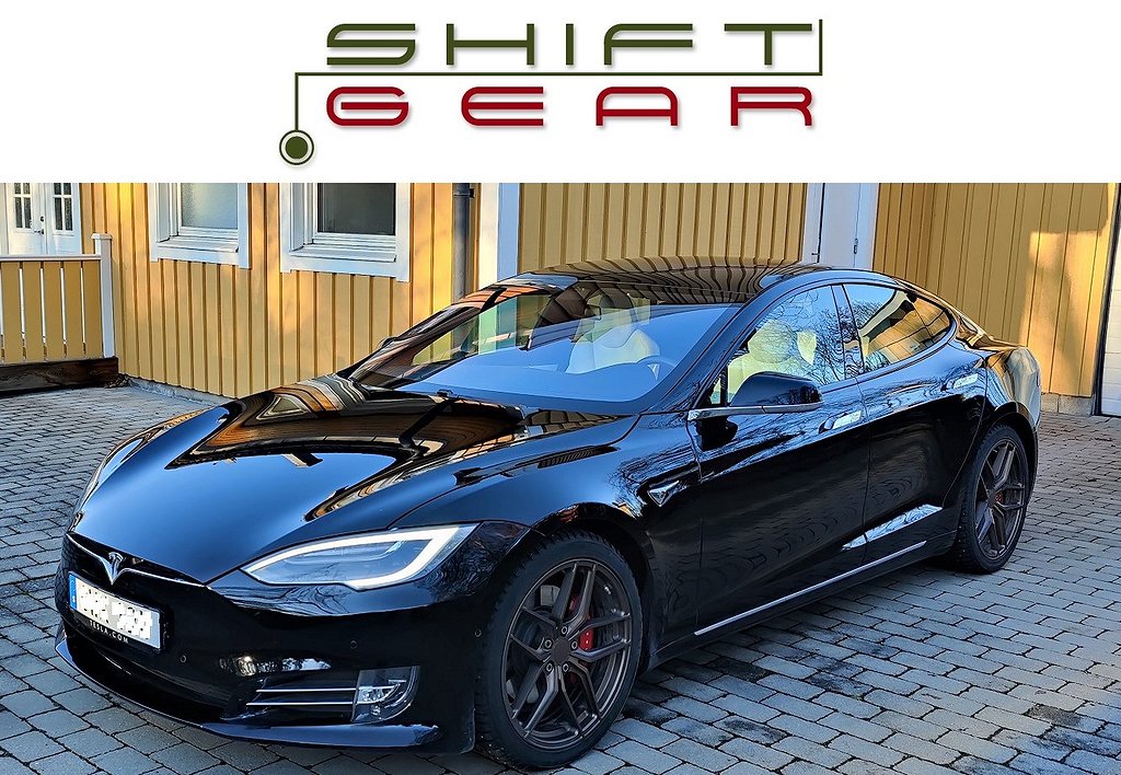 Tesla Model S P100D LUDICROUS+ FSD CCS apr19 Vent.läder Moms