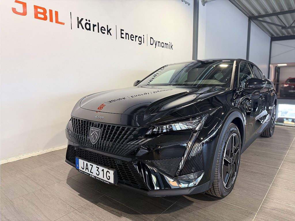 Peugeot 408 GT Hybrid 136hk Aut – B-KAMERA, CARPLAY, NAVI