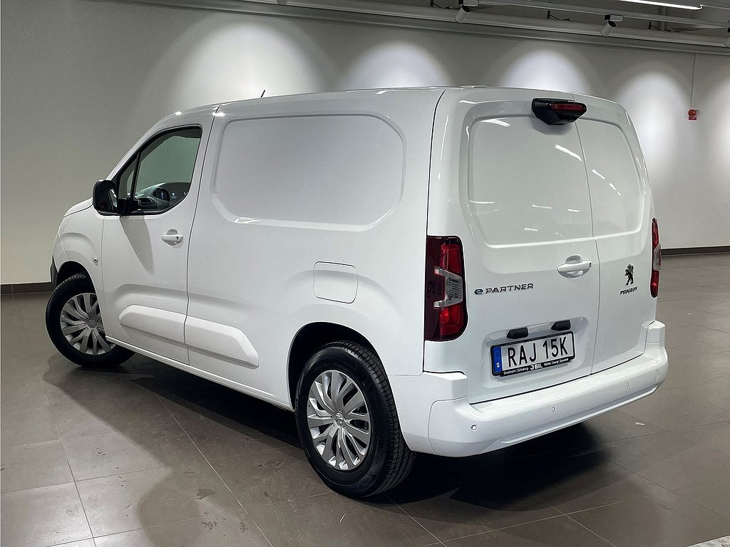 Peugeot e-Partner PRO+ 50kWh 136hk Aut L1 – B-KAMERA, NAVI