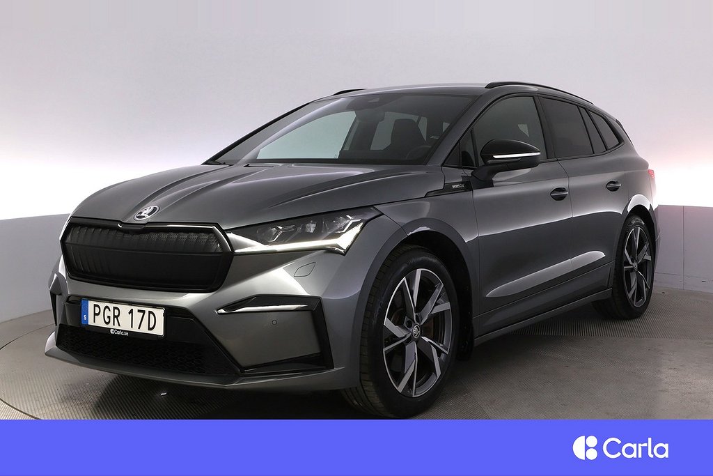 Skoda Enyaq iV 80X SportLine Drag Canton Elstol Kamera