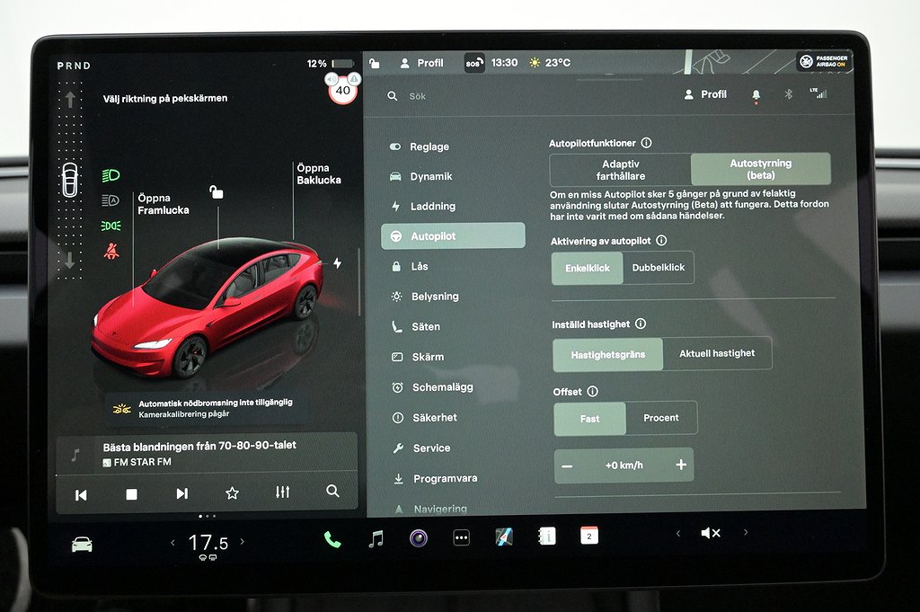 Tesla Model 3 Performance AWD Highland Autopilot Pano V-Däck
