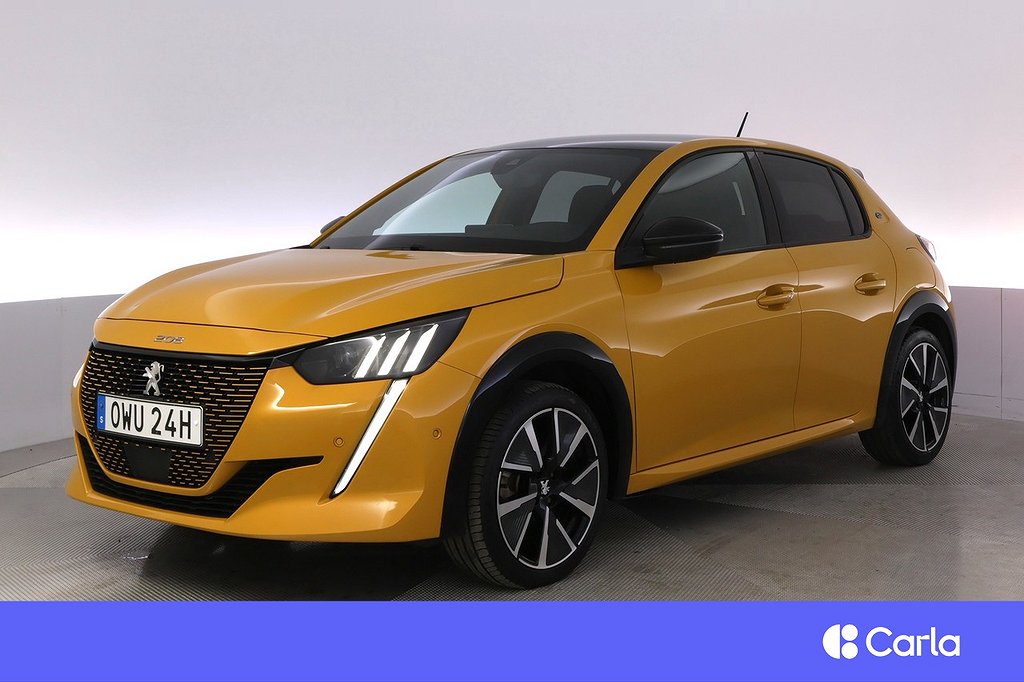 Peugeot E-208 e-208 GT Pack Kamera Adap.Fart Värmare V-Hjul