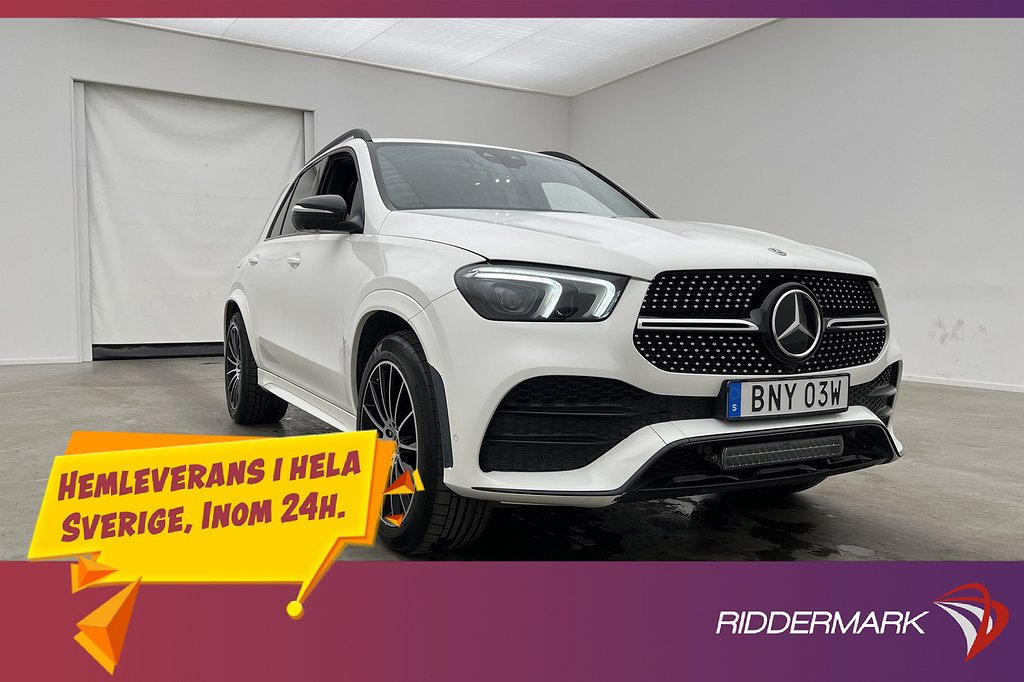 Mercedes-Benz GLE 350 de 4M AMG Night Wide Burm Värmare 360°