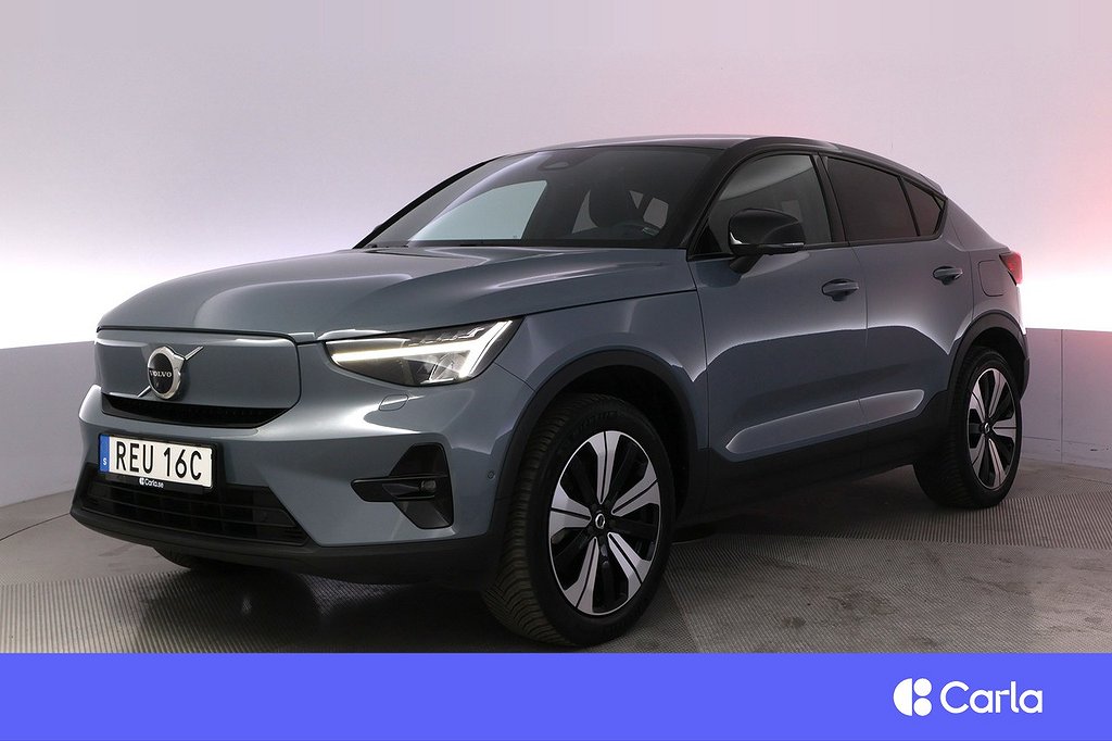 Volvo C40 Recharge Twin motor Intro Edt. Pano HK Drag V-hjul