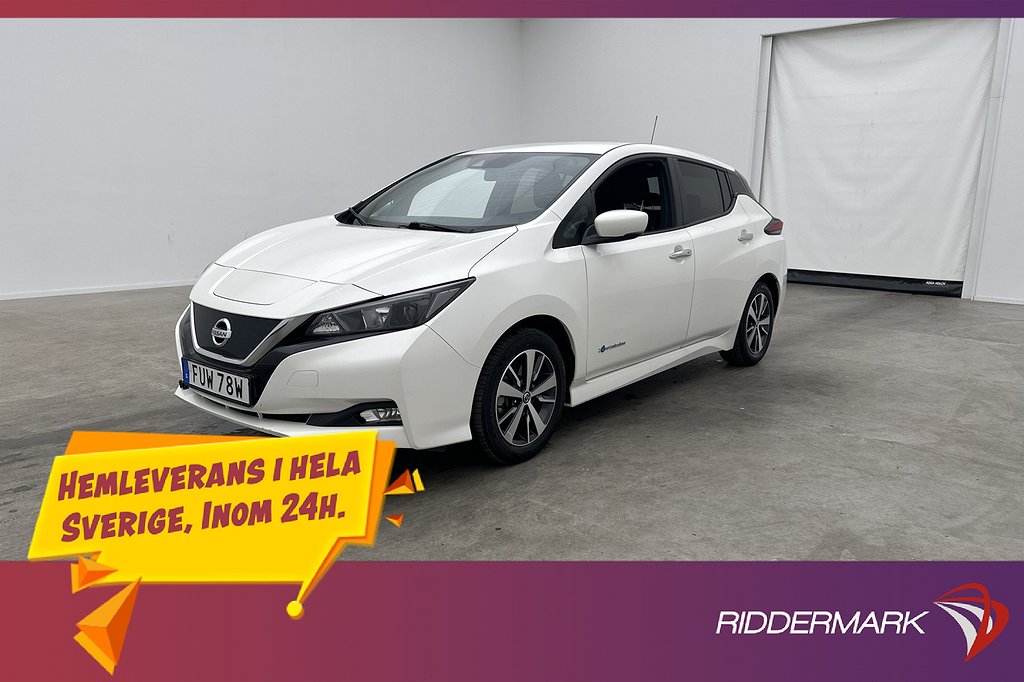 Nissan Leaf 150hk Värmare Kamera Navi Adaptiv-Fart