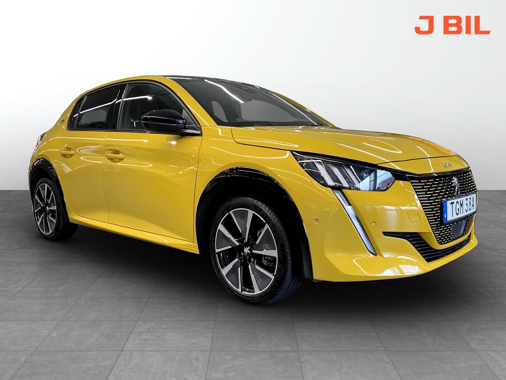 Peugeot E-208 GT Pack 50kWh 136hk Aut – B-KAMERA, CARPLAY, NAVI