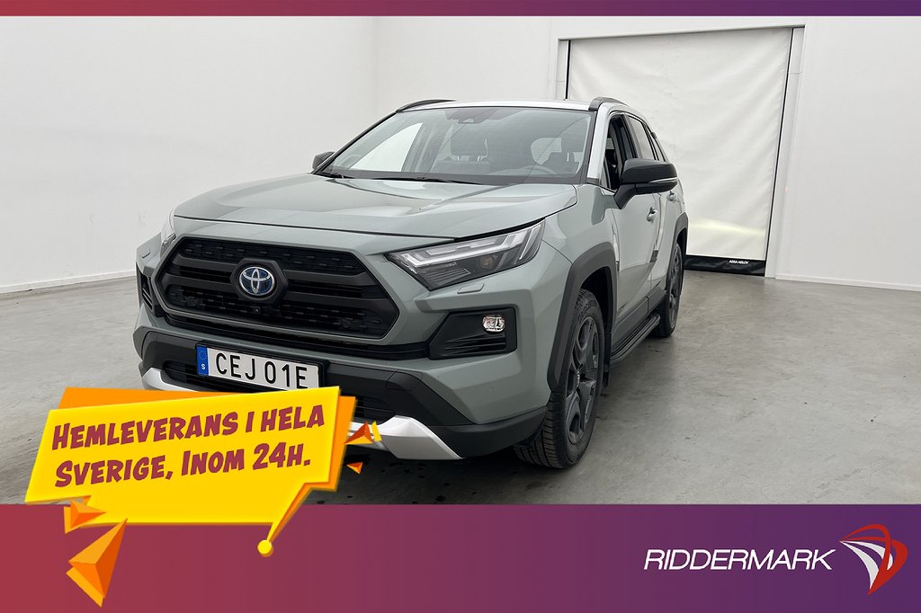 Toyota RAV4 Hybrid AWD-i 222hk Adventure JBL 360° Dragkrok