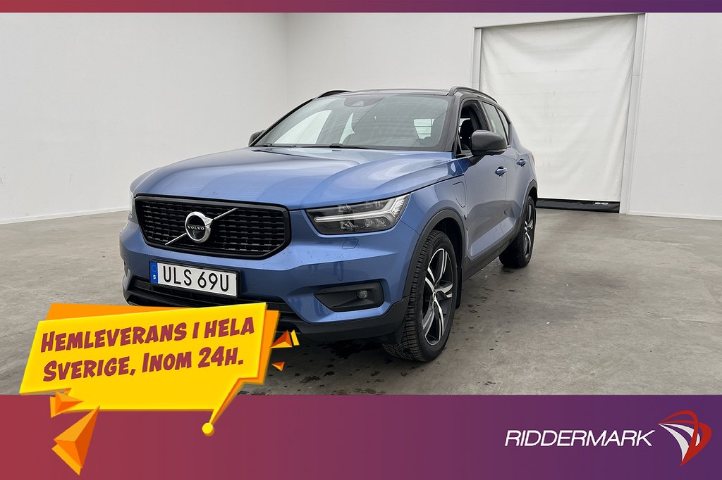 Volvo XC40 Recharge T5 R-Design Värmare Pano H/K Drag Skinn