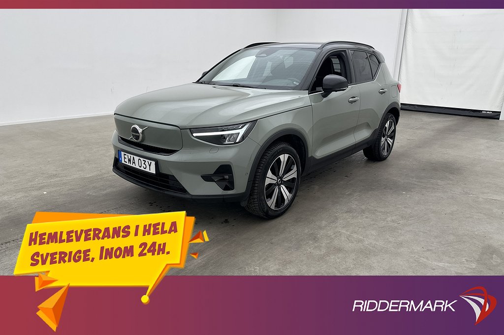 Volvo XC40 Recharge Twin motor Ultimate Pano H/K Värmare 360
