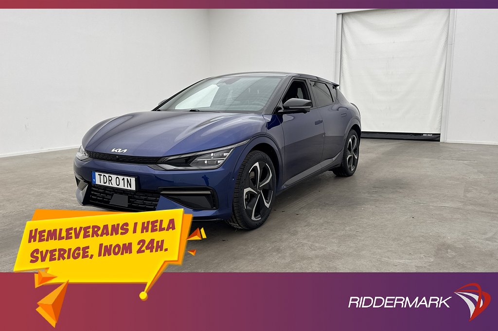 Kia EV6 77.4 kWh AWD GT-Line Pano Dragkrok Meridian HUD 360°