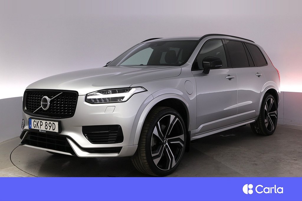 Volvo XC90 Re T8 AWD 7-sits R-design Drag Pano B&W BLIS HUD