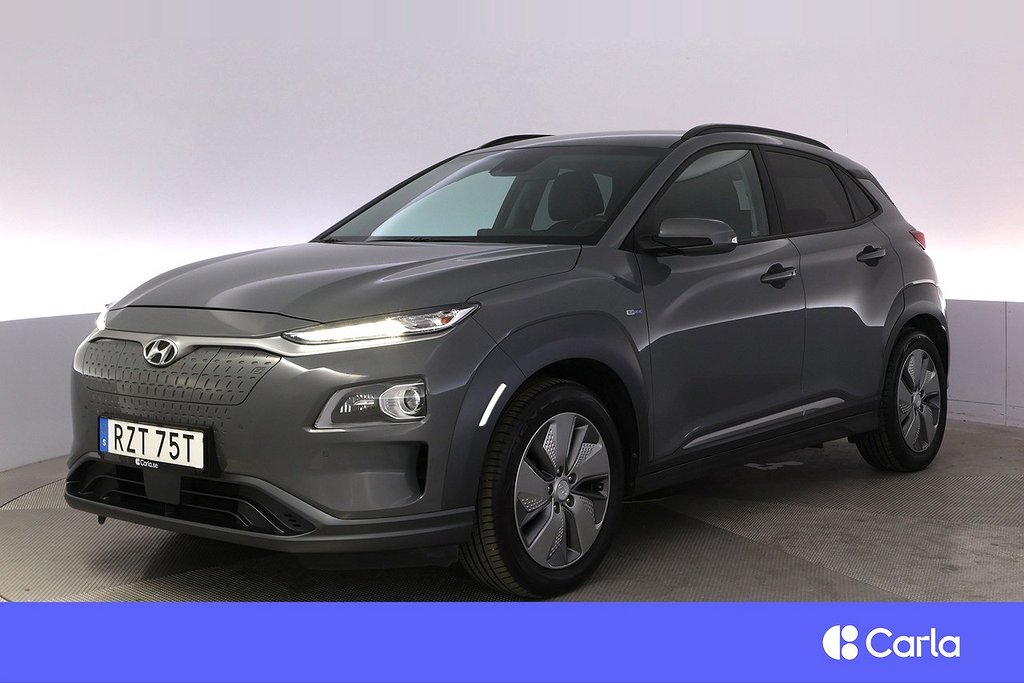 Hyundai Kona 64 kWh Trend + Deluxe KRELL Dödavinkel Kamera