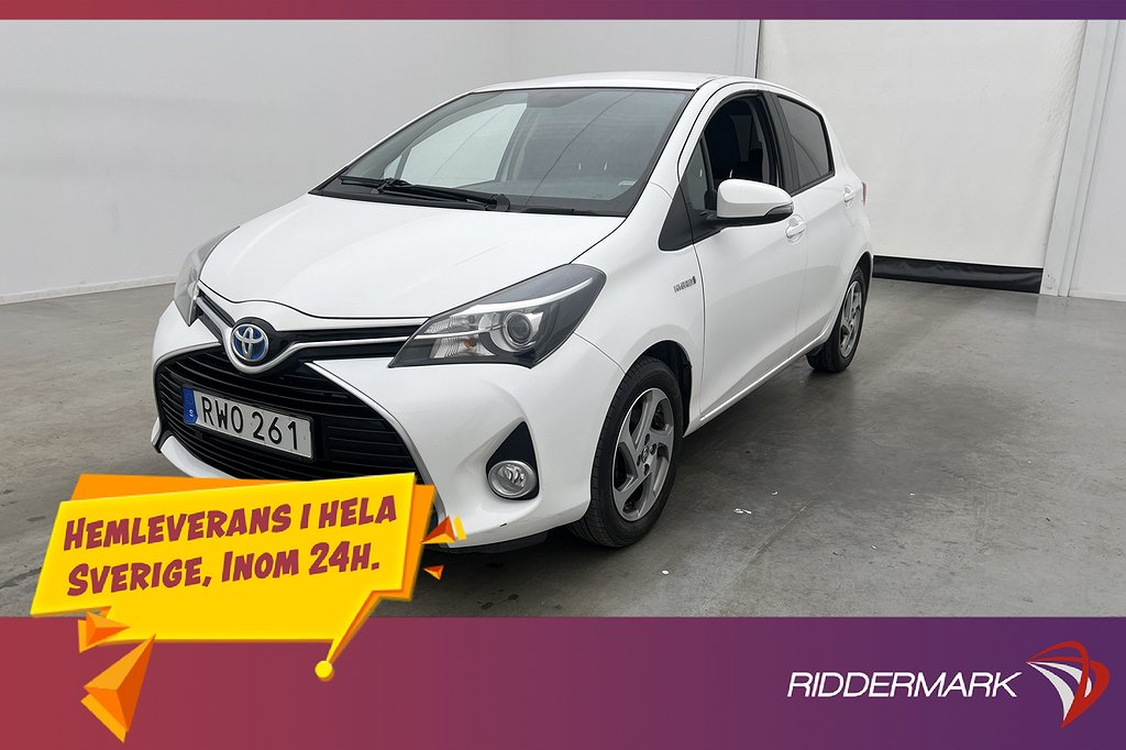 Toyota Yaris Hybrid e-CVT 101hk Active Farthållare Bluetooth