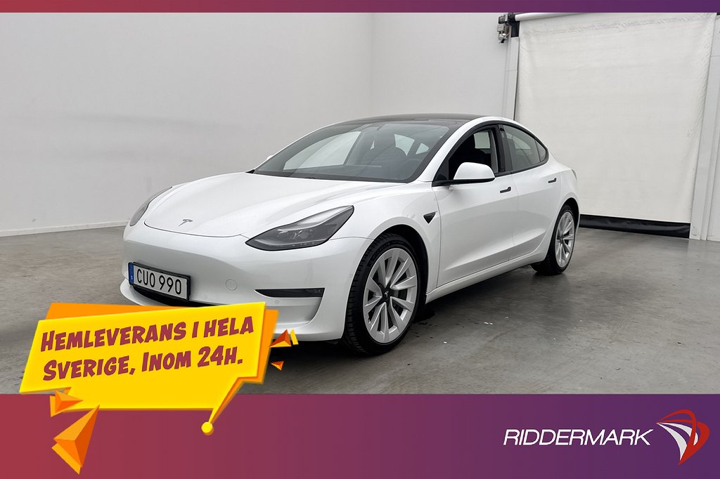 Tesla Model 3 Long Range AWD Autopilot Svensksåld MOMS