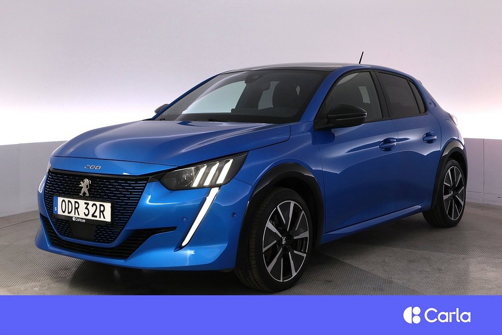 Peugeot E-208 GT Pack Kamera Adap.Fart Värmare Vhjul