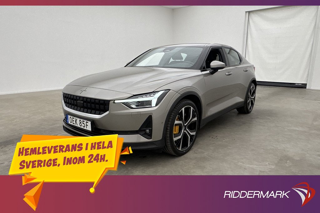 Polestar 2 Long Range Dual Motor Pano H/K 360° Dragkrok