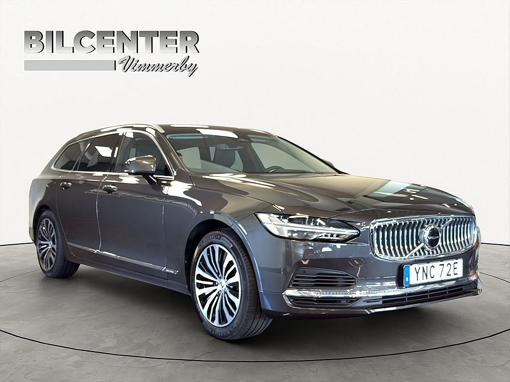 Volvo V90 Recharge T6 AWD 350hk Läder Drag Stolminne