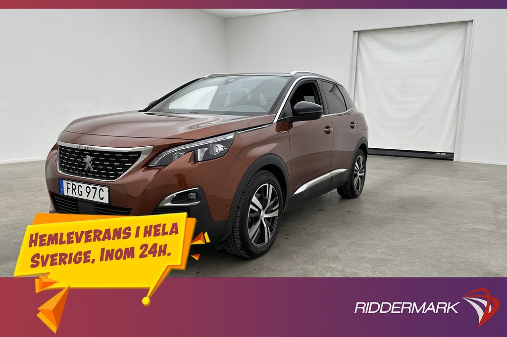 Peugeot 3008 SUV GT HYBRID4 AWD Drag Kamera Värmare BLIS