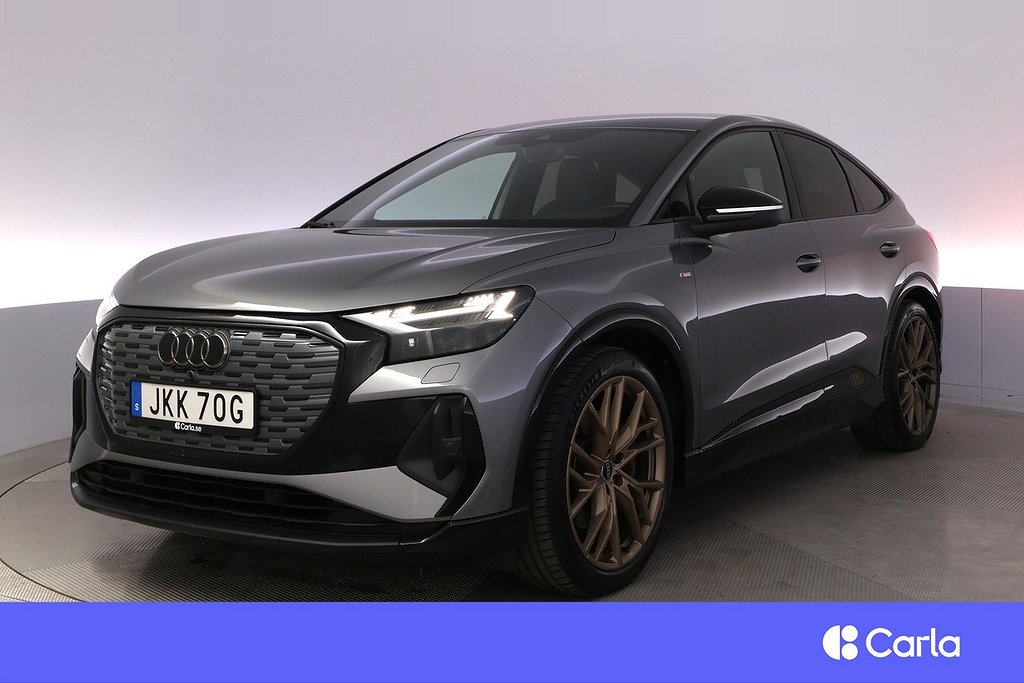 Audi Q4 50 Sportback e-tron quattro S-line Läder HUD Drag